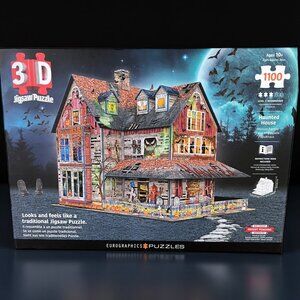 Eurographics 3D Jigsaw Puzzle Haunted House 1100 Pieces NEW Sealed 1000+